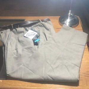 Briggs taupe dress pants 22W petite NWT